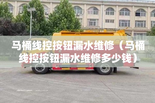马桶线控按钮漏水维修（马桶线控按钮漏水维修多少钱）