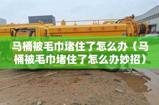 马桶被毛巾堵住了怎么办（马桶被毛巾堵住了怎么办妙招）