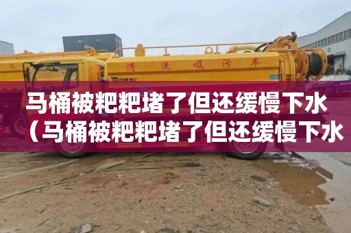 马桶被粑粑堵了但还缓慢下水（马桶被粑粑堵了但还缓慢下水怎么办）