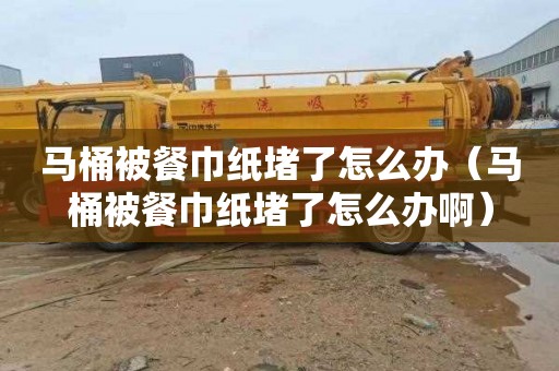 马桶被餐巾纸堵了怎么办（马桶被餐巾纸堵了怎么办啊）