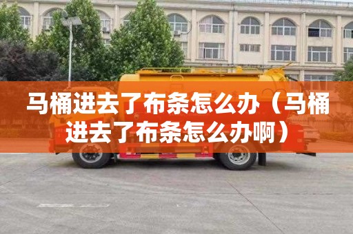 马桶进去了布条怎么办（马桶进去了布条怎么办啊）
