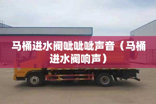马桶进水阀呲呲呲声音（马桶进水阀响声）