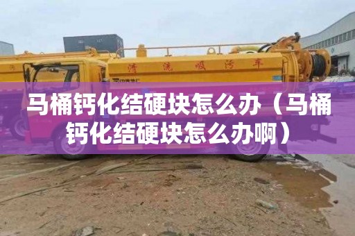 马桶钙化结硬块怎么办（马桶钙化结硬块怎么办啊）