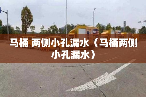 马桶 两侧小孔漏水（马桶两侧小孔漏水）