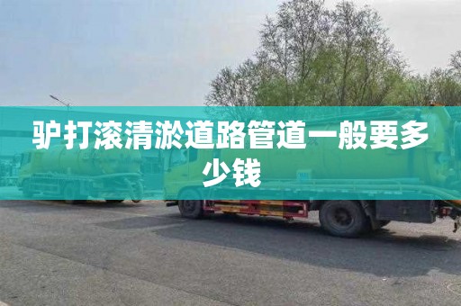 驴打滚清淤道路管道一般要多少钱