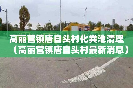 高丽营镇唐自头村化粪池清理（高丽营镇唐自头村最新消息）
