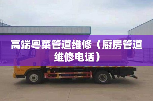 高端粤菜管道维修（厨房管道维修电话）