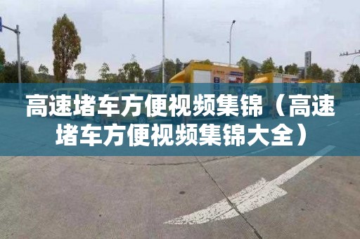 高速堵车方便视频集锦（高速堵车方便视频集锦大全）