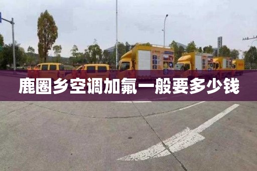 鹿圈乡空调加氟一般要多少钱