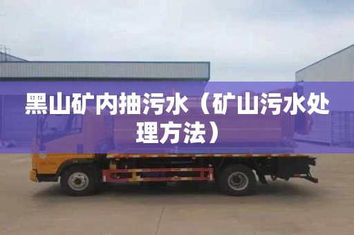 黑山矿内抽污水（矿山污水处理方法）