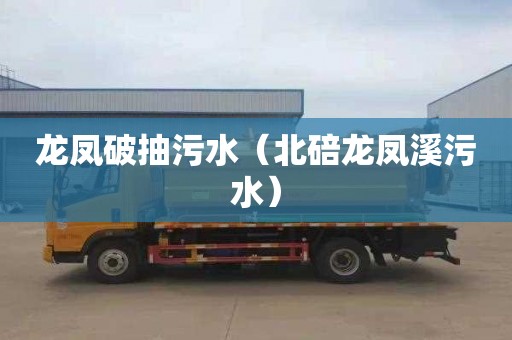 龙凤破抽污水（北碚龙凤溪污水）