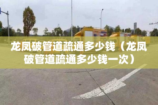 龙凤破管道疏通多少钱（龙凤破管道疏通多少钱一次）