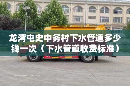 龙湾屯史中务村下水管道多少钱一次（下水管道收费标准）