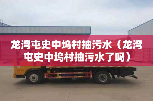 龙湾屯史中坞村抽污水（龙湾屯史中坞村抽污水了吗）