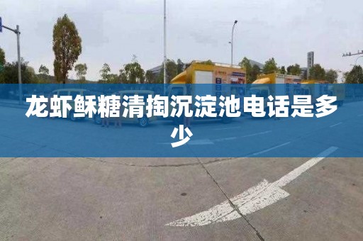 龙虾稣糖清掏沉淀池电话是多少
