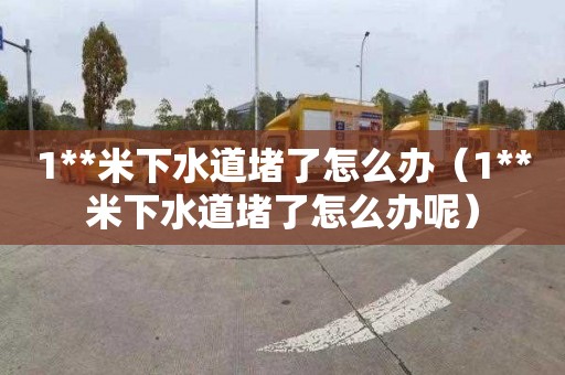1**米下水道堵了怎么办（1**米下水道堵了怎么办呢）