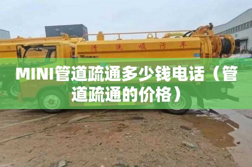 MINI管道疏通多少钱电话（管道疏通的价格）