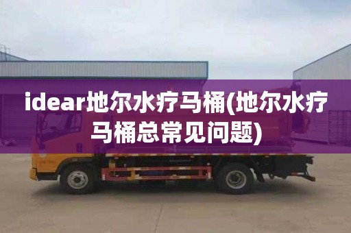 idear地尔水疗马桶(地尔水疗马桶总常见问题)