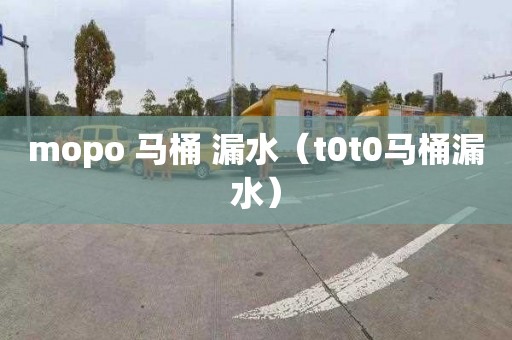 mopo 马桶 漏水（t0t0马桶漏水）