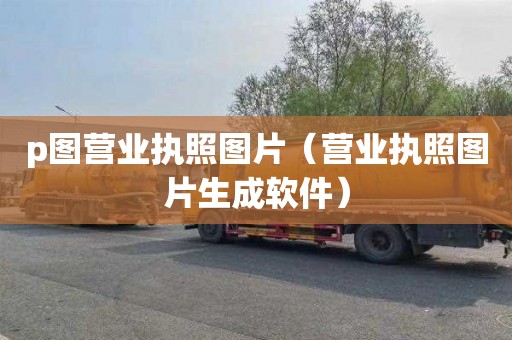 p图营业执照图片（营业执照图片生成软件）