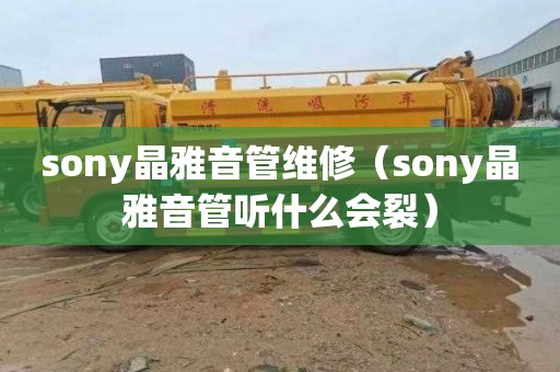 sony晶雅音管维修（sony晶雅音管听什么会裂）