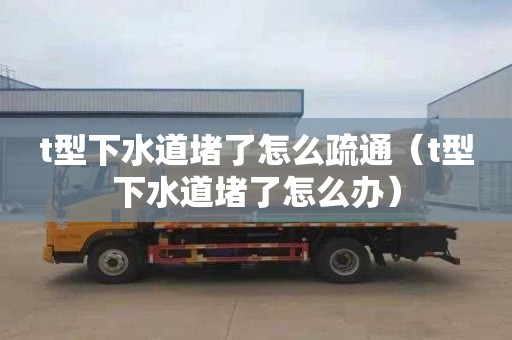 t型下水道堵了怎么疏通（t型下水道堵了怎么办）