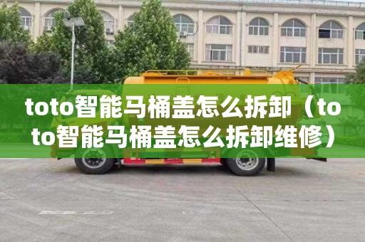 toto智能马桶盖怎么拆卸（toto智能马桶盖怎么拆卸维修）