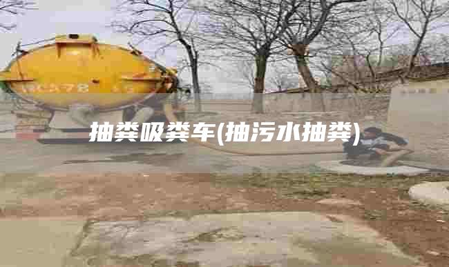 抽粪吸粪车(抽污水抽粪)