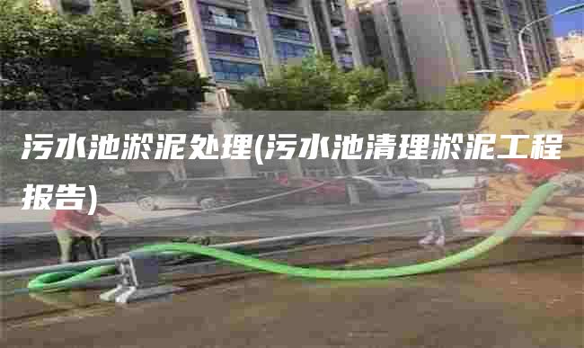 污水池淤泥处理(污水池清理淤泥工程报告)