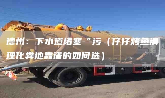 德州：下水道堵塞“污（仔仔烤鱼清理化粪池靠谱的如何选）