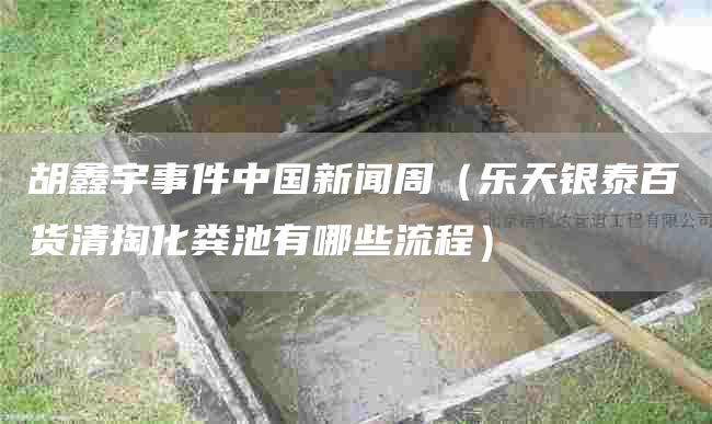 胡鑫宇事件中国新闻周（乐天银泰百货清掏化粪池有哪些流程）