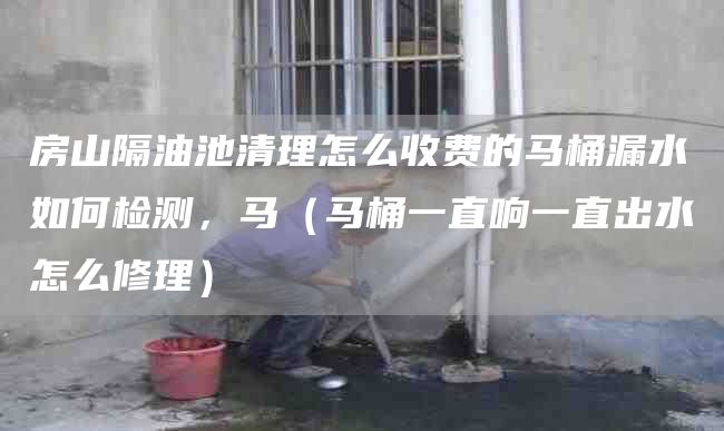 房山隔油池清理怎么收费的马桶漏水如何检测，马（马桶一直响一直出水怎么修理）