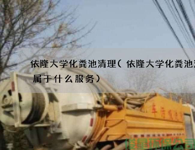 依隆大学化粪池清理(依隆大学化粪池清掏属于什么服务)