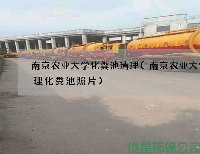 南京农业大学化粪池清理(南京农业大学清理化粪池照片)