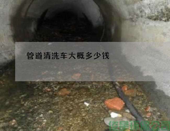 管道清洗车大概多少钱?(管道清洗有哪家)