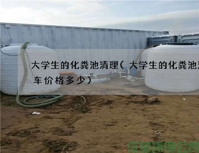 大学生的化粪池清理(大学生的化粪池清理车价格多少)