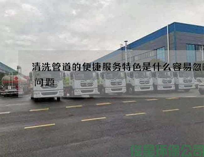 清洗管道的便捷服务特色是什么容易忽略的问题