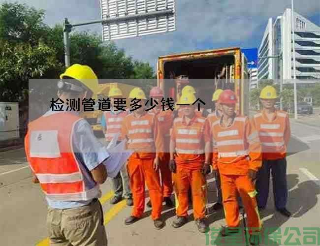 检测管道要多少钱一个
