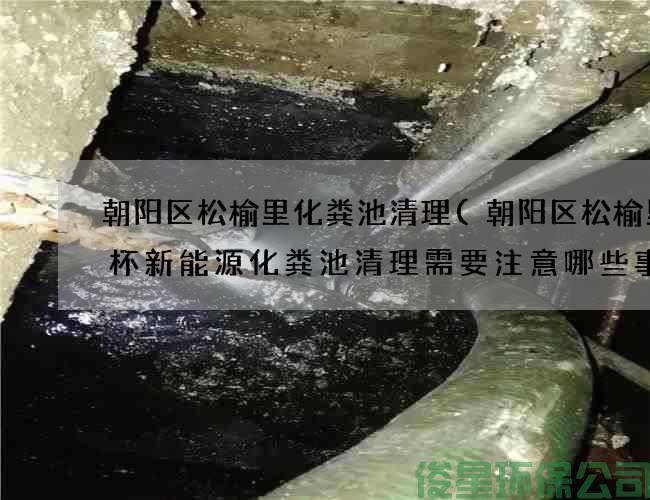 朝阳区松榆里化粪池清理(朝阳区松榆里金杯新能源化粪池清理需要注意哪些事)