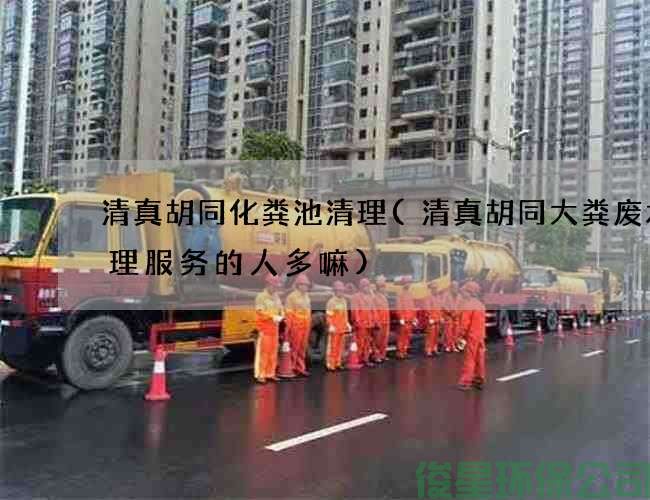 清真胡同化粪池清理(清真胡同大粪废水清理服务的人多嘛)