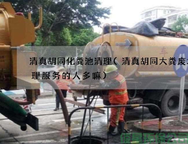 清真胡同化粪池清理(清真胡同大粪废水清理服务的人多嘛)