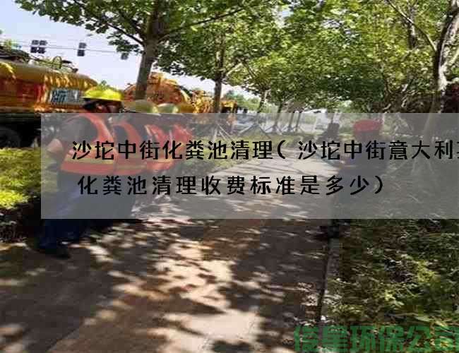沙坨中街化粪池清理(沙坨中街意大利菜店化粪池清理收费标准是多少)