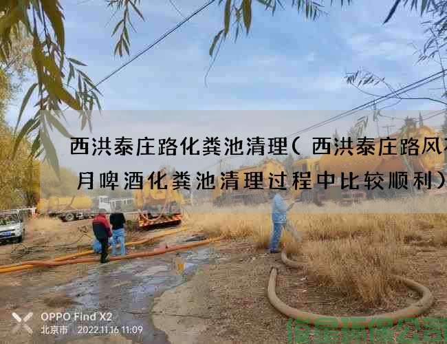 西洪泰庄路化粪池清理(西洪泰庄路风花雪月啤酒化粪池清理过程中比较顺利)