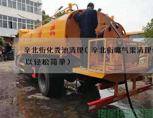 辛北街化粪池清理(辛北街曝气渠清理也可以轻松简单)