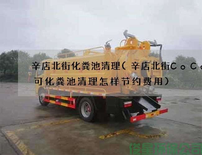 辛店北街化粪池清理(辛店北街CoCo都可化粪池清理怎样节约费用)