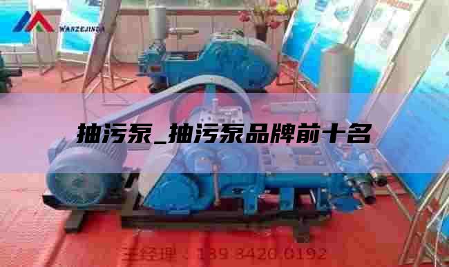 抽污泵_抽污泵品牌前十名