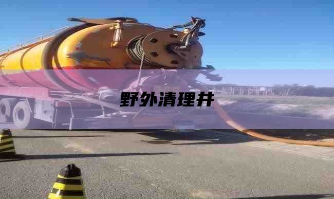 野外清理井