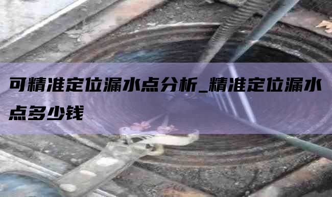 可精准定位漏水点分析_精准定位漏水点多少钱