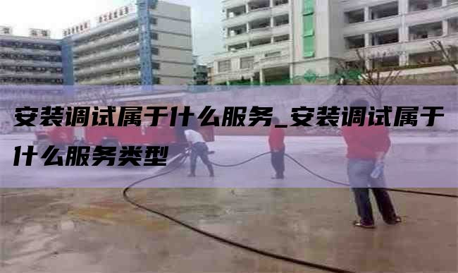 安装调试属于什么服务_安装调试属于什么服务类型