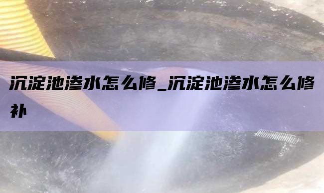 沉淀池渗水怎么修_沉淀池渗水怎么修补